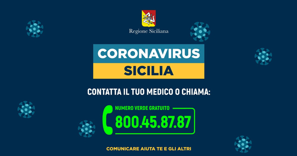 Coronavirus, trentamila telefonate in Sicilia a numero verde Regione