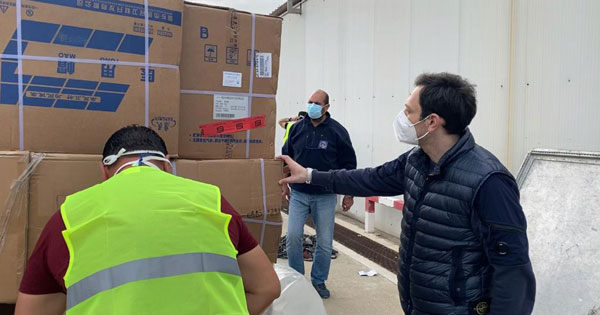Coronavirus: arrivate in Sicilia altre 56 tonnellate di materiale