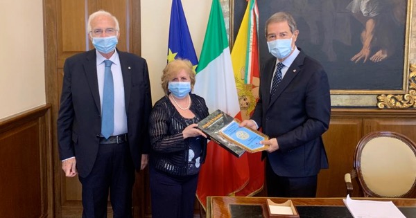 PALAZZO D'ORLEANS - Musumeci riceve presidente Rotary Parco delle Madonie