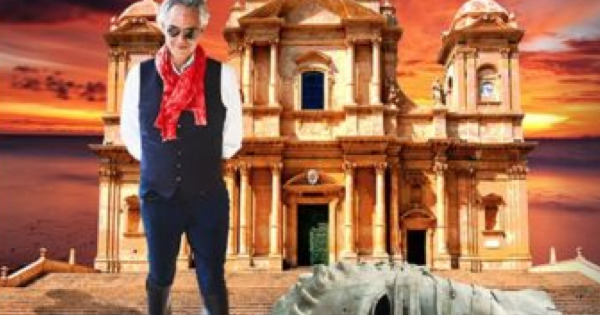 Bocelli e Mitoraj a Noto per promuovere i siti Unesco siciliani