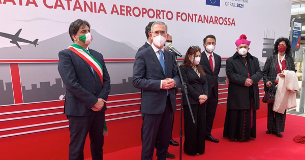 TRASPORTI - Catania, inaugurata la stazione in aeroporto