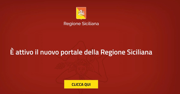 E' online il nuovo portale istituzionale della Regione Siciliana