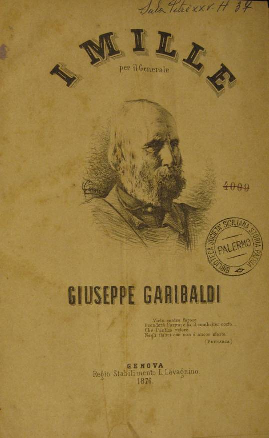 I MILLE per il Generale Giuseppe Garibaldi